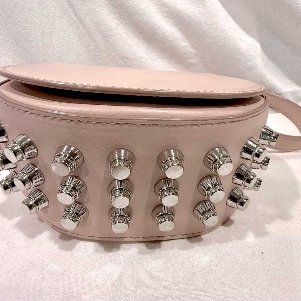 RARE 🔥🔥Alexander Wang 🔥🔥NWOT Mini Lia Crossbody Bag In A Lovely Blush - Picture 3 of 12